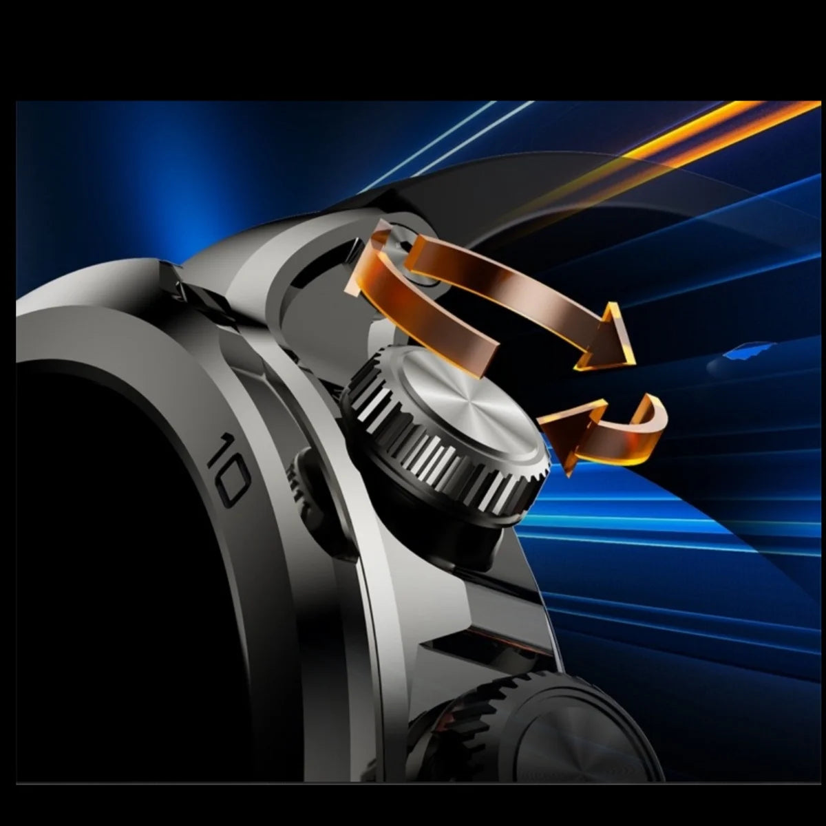 Montre intelligente Originale H19 Android 10.0 avec caméra rotative à 190°, GPS, WIFI, écran AMOLED plus grand de 1,95 pouces, stockage de 256 Go