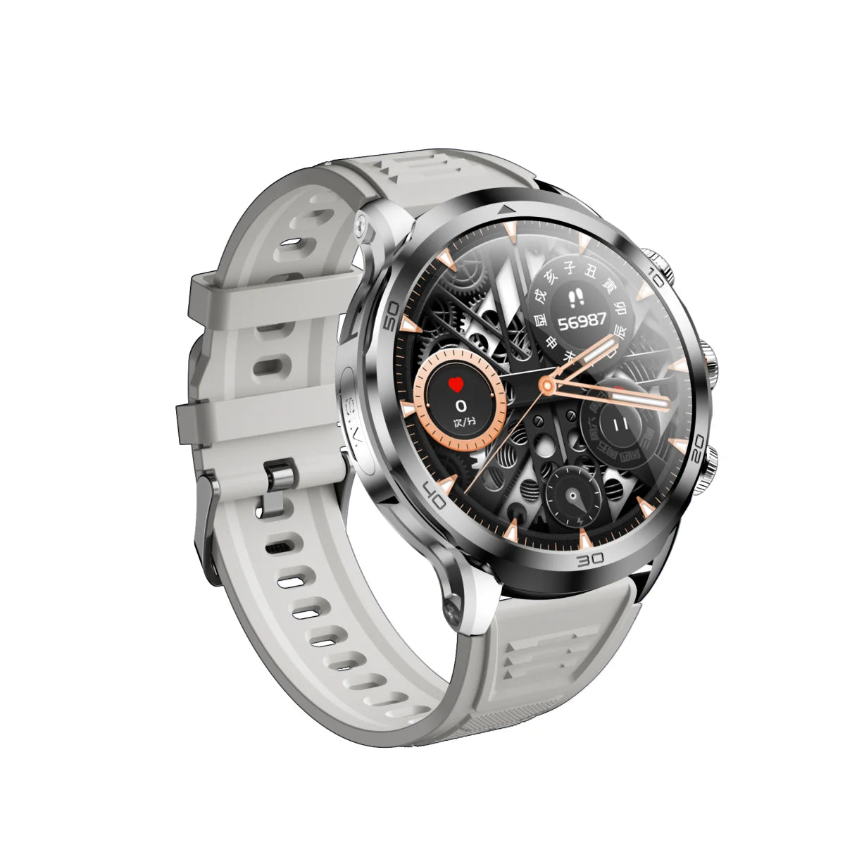 Montre intelligente Originale H19 Android 10.0 avec caméra rotative à 190°, GPS, WIFI, écran AMOLED plus grand de 1,95 pouces, stockage de 256 Go